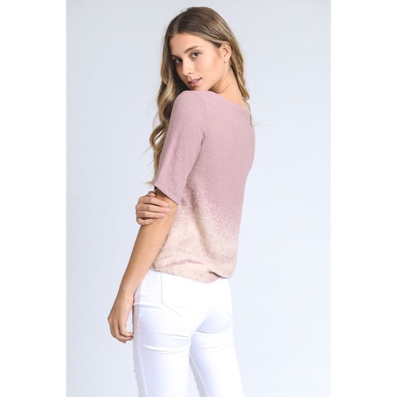 Tie Dye Front Tie Top - Picture 3 of 5